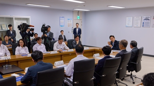 이재명 대통령 중대산업재해 발생 사업장 현장 간담회