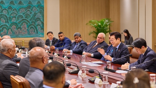 이재명 대통령, 태평양도서국 외교장관 단체 접견