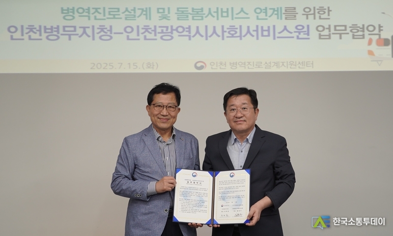 (사진촬영=인천시 제공) 가족돌봄, 고립 등의 어려움을 겪는 청년들을 위해 협약을 체결했다.