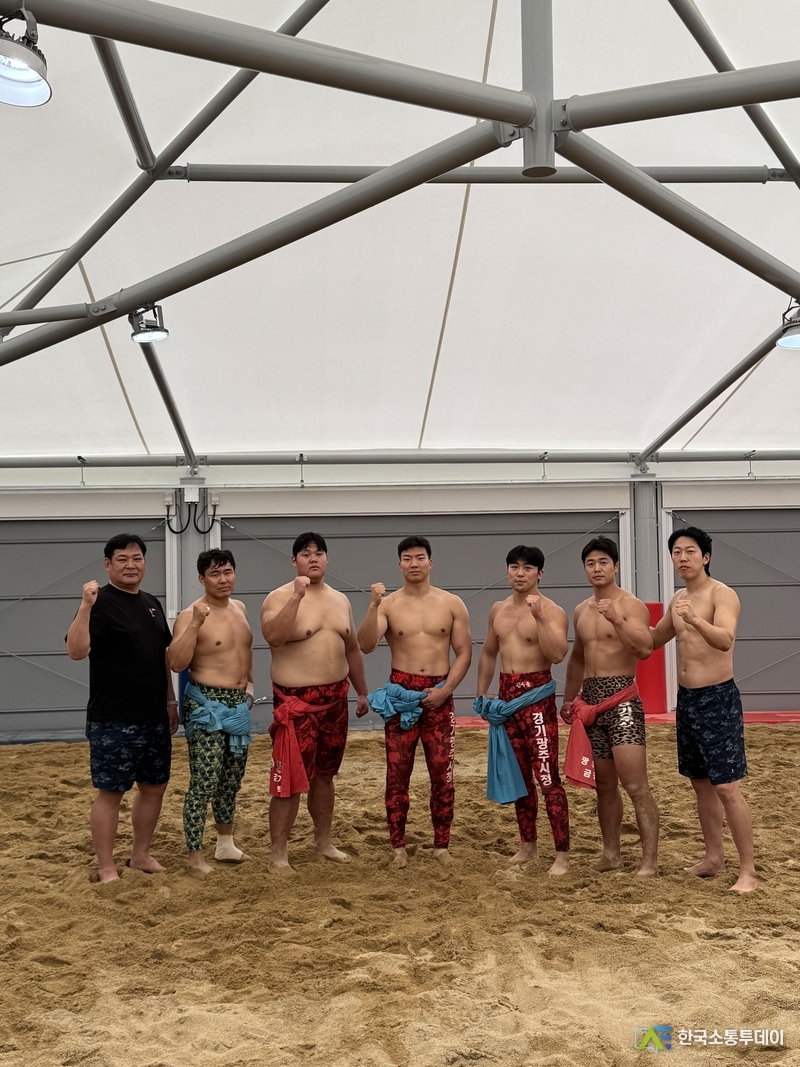 사진제공=광주시청// 광주시청 씨름팀, 대통령기 전국장사씨름대회 준우승 쾌거