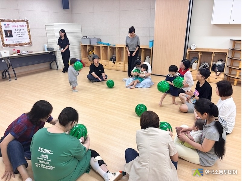 사진제공=용인특례시청// 용인특례시가 드림스타트 영유아 발달지원을 위해 마련한 프로그램 모습