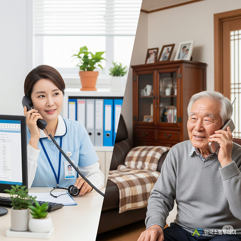 사진제공=성남시청// 노인복지과성남시, 생활지원사 어르신 매일 안부 확인으로 폭염 속 생명 살렸다(AI 생성이미지)