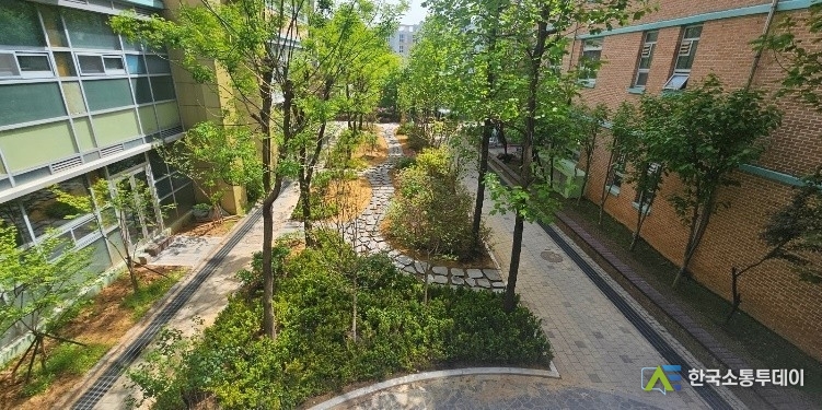 (사진제공=인천시청) 남동구 남동고등학교에 조성된 학교숲. 2025년에 조성됐다.