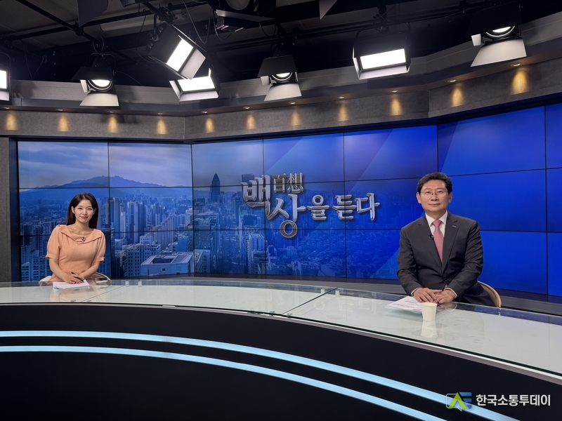 사진제공=용인특례시청// 이상일 용인특례시장은 26일 서울경제TV 백상을 듣다에 출연해 용인 반도체 프로젝트와 교통 인프라 확충 계획 등을 설명했다
