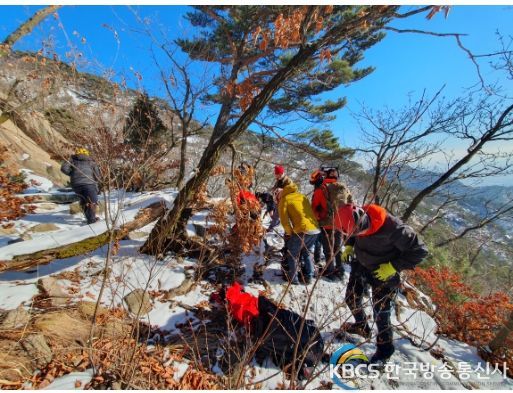 양주소방서 도봉산 추락 사고 50대 부상자 구조