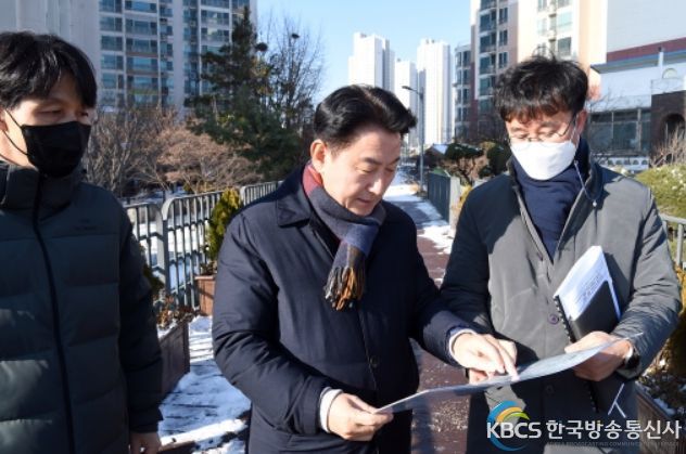 현장점검하는 김동근 의정부시장