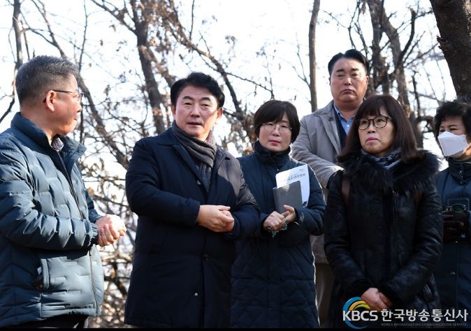 김동근 의정부시장, 도시공원 내 불법 건축물 철거요청 관련 민원 현장 방문·점검