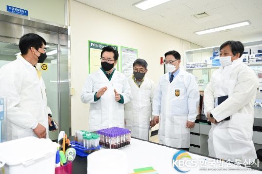 강수현 양주시장, 정황근 농림축산식품부 장관과 가축질병 방역현장 점검