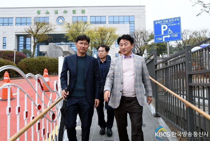 김동근 의정부시장, 청소년도심숲속힐링센터 현장점검