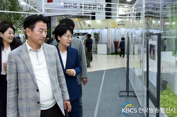 김동근 의정부시장, 고양국제꽃박람회 참관