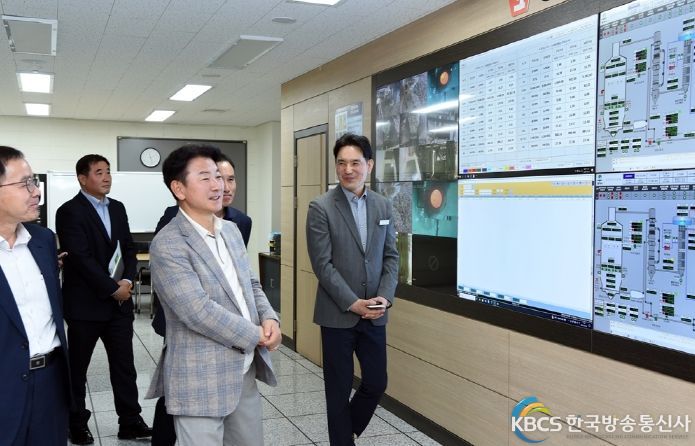 김동근 의정부시장, 평택 에코센터 및 아산 환경과학공원 방문