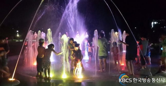 시민복지타운 광장 북극성 분수대