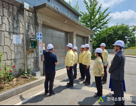 김경일 파주시장 중대재해예방 사업장 점검…근로자 안전 강조