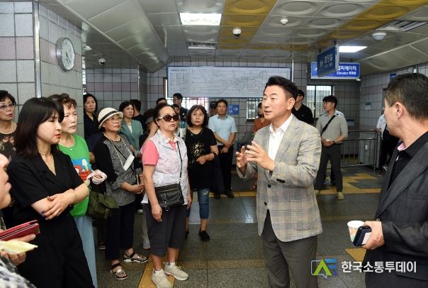 김동근 의정부시장, 망월사역 주민 목소리 직접 듣다
