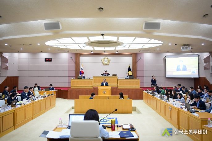 양주시의회 제357회 제1차 본회의 본회의장 전경