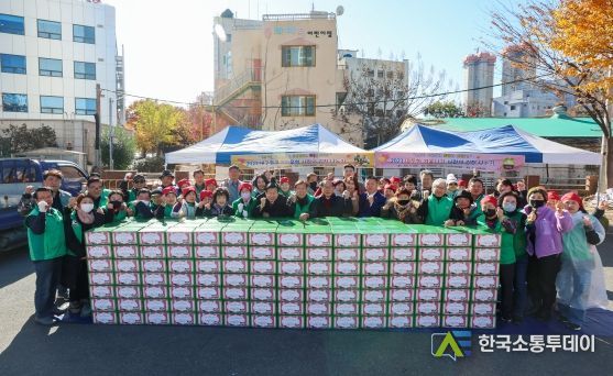 대구 중구 새마을회, 사랑의 온기 전달‘김장나누기 행사’ 개최