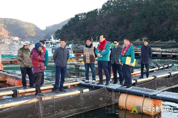 가두리양식장 저수온 피해 대비 선제적 대응 돌입