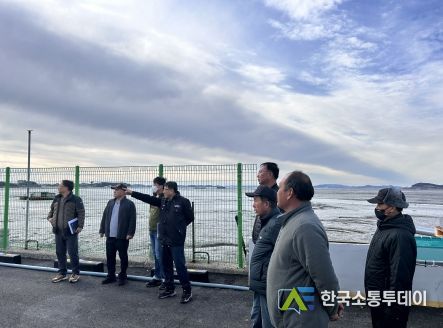 임만규 함평군 부군수, 어촌신활력증진사업 및 어촌뉴딜300사업 현장 방문