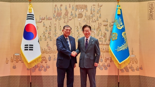 이재명 대통령, 이시바 시게루 전 일본 총리 오찬