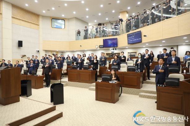 제83회 정례회 개회 전경