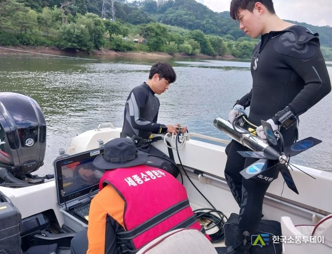 세종시 조치원소방서, 여름철 수난사고대비 특별구조 훈련